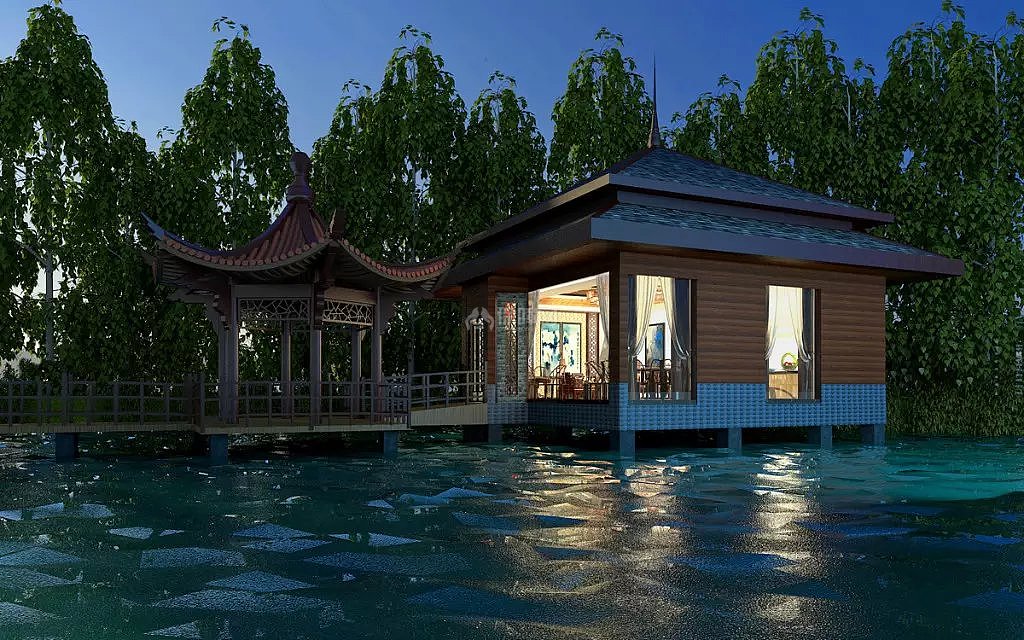 湖邊餐廳外觀圖片