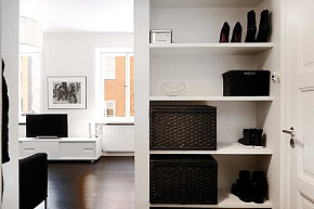 47平现代风格黑白个性公寓设计
