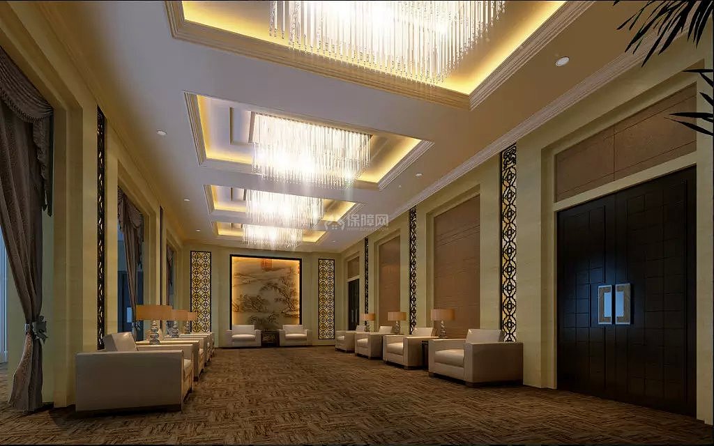 泰兴大酒店八层接待室设计图片