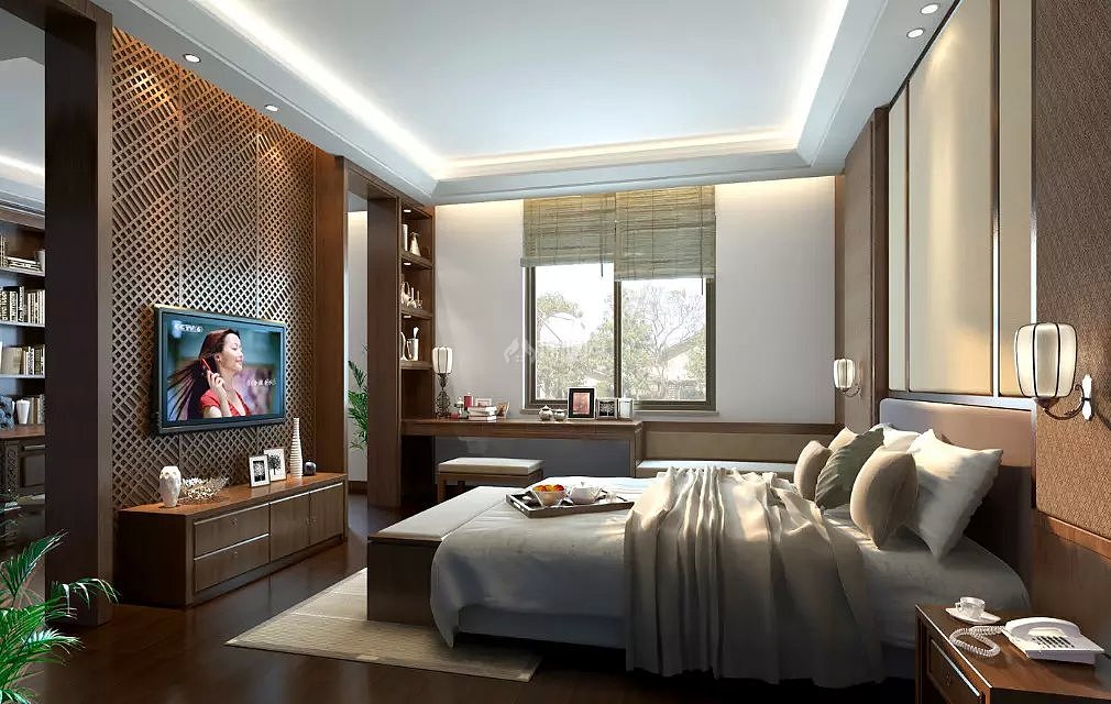 上海凯博农庄套房卧室设计图片
