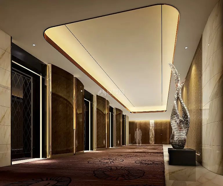 深圳京基瑞吉酒店客厅电梯厅图片