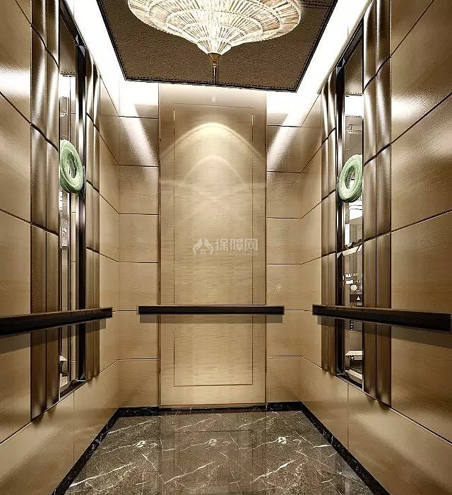 青岛威斯汀酒店电梯轿厢图片欣赏