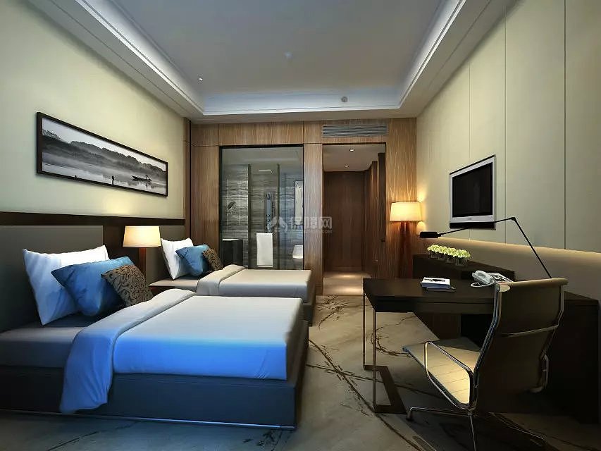 上海曼哈顿酒店双人房设计图片欣赏
