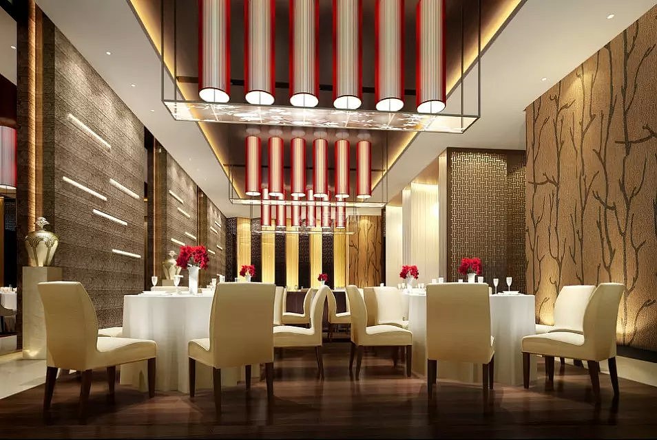 福州威斯汀酒店中式餐厅设计效果图