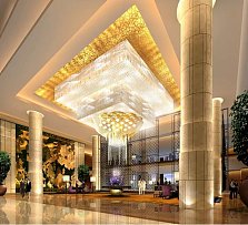 太原威斯汀酒店豪華大堂吊頂設計欣賞