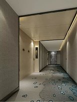 萬豪酒店客房過道裝修效果圖