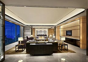 萬豪酒店套房客廳效果圖欣賞