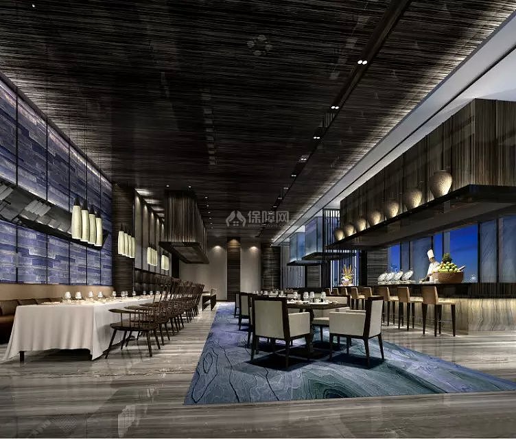 龍華維雅德酒店餐廳設(shè)計效果圖