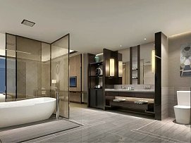 龍華維雅德酒店衛(wèi)生間效果圖