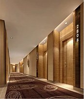 万兴都国际酒店客房走道设计图片欣赏