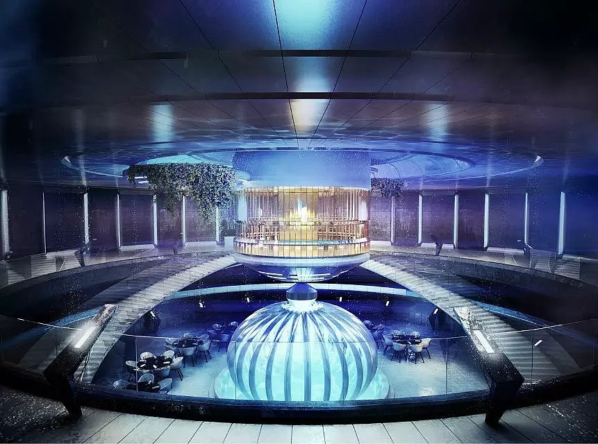 迪拜豪华水下酒店吊顶设计图片