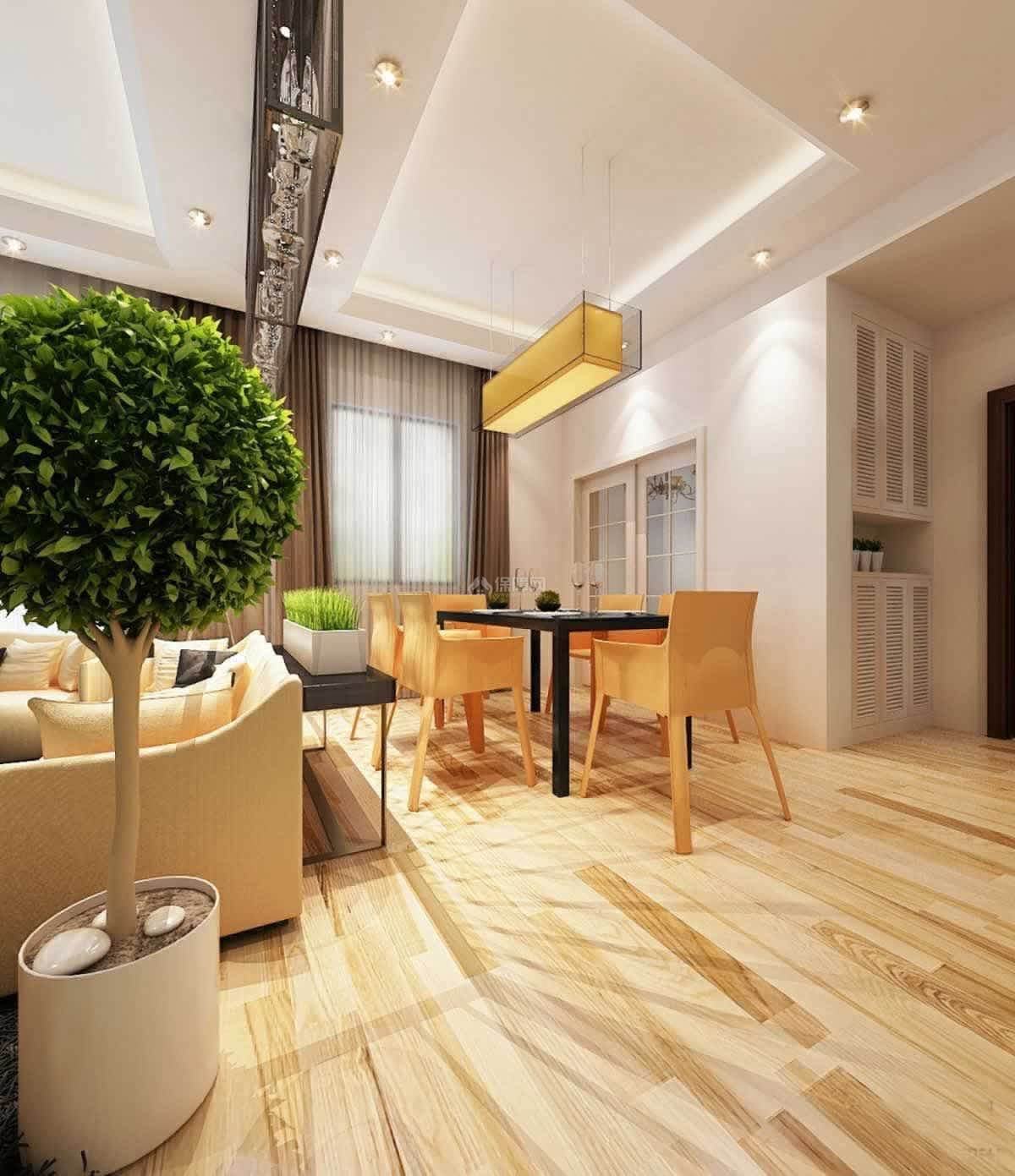 简约田园风格餐厅效果图片