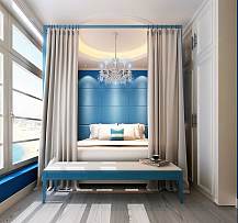 2015地中海风别墅卧室设计图片