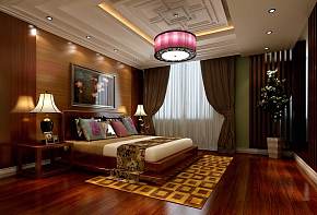 简洁东南亚风格卧室设计