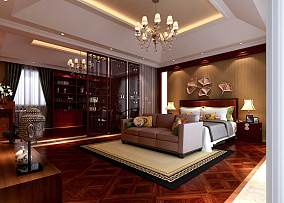 复古东南亚风格卧室设计