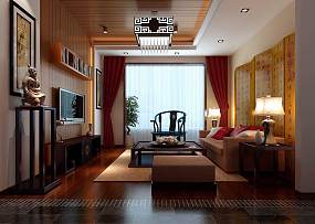 中式风格客厅设计装饰图片