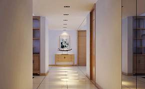 101平米现代中式风格玄关装修设计