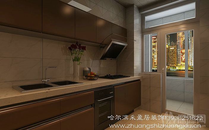 哈尔滨枫蓝国际小区样版间装修效果图赏析