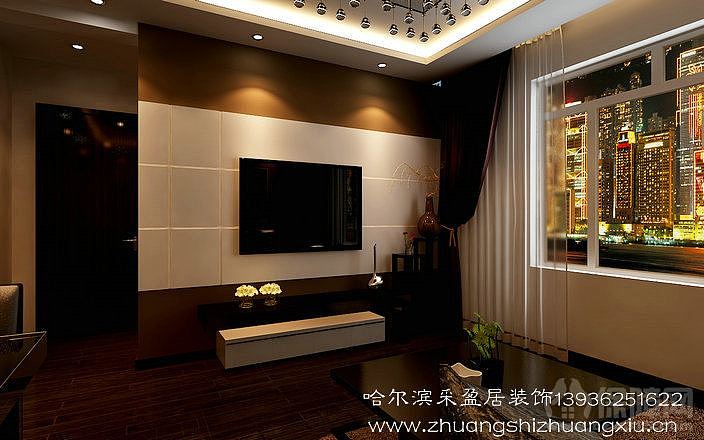 哈尔滨枫蓝国际小区样版间装修效果图赏析