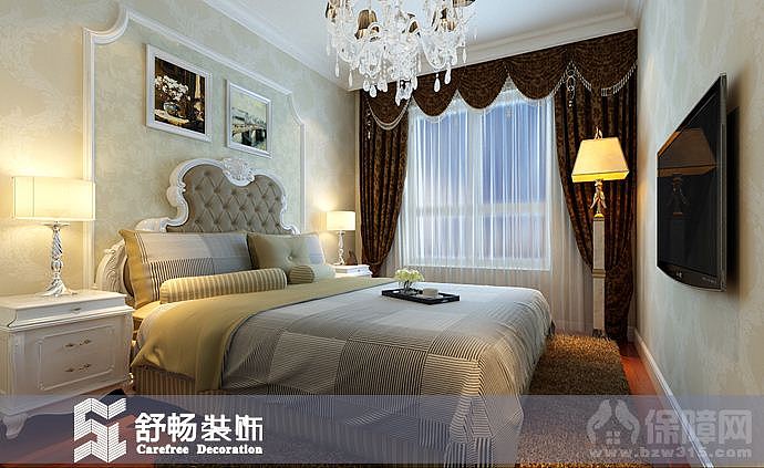 本案的设计着力打造“精致生活里的欧式情结”。因此无