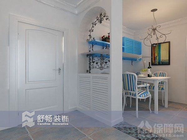 本套设计方案应业主需要，做一套地中海风格的设计，造