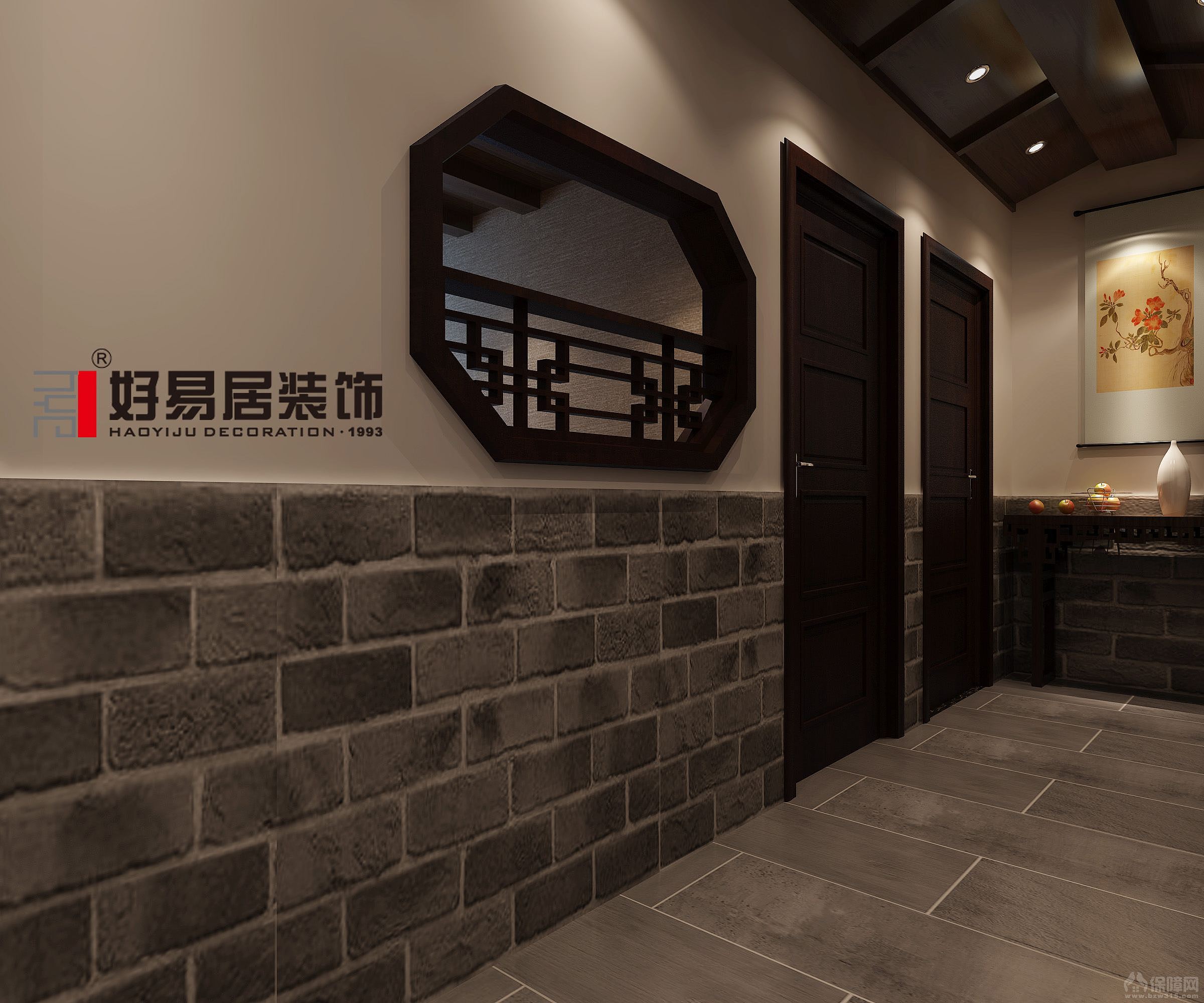设计师解析：本设计运用了东方的元素结合了现代工艺的