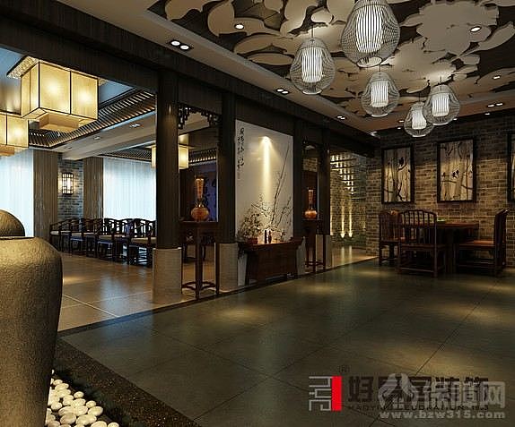 设计师解析：本设计运用了东方的元素结合了现代工艺的