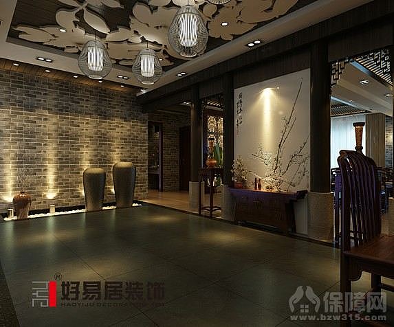 设计师解析：本设计运用了东方的元素结合了现代工艺的