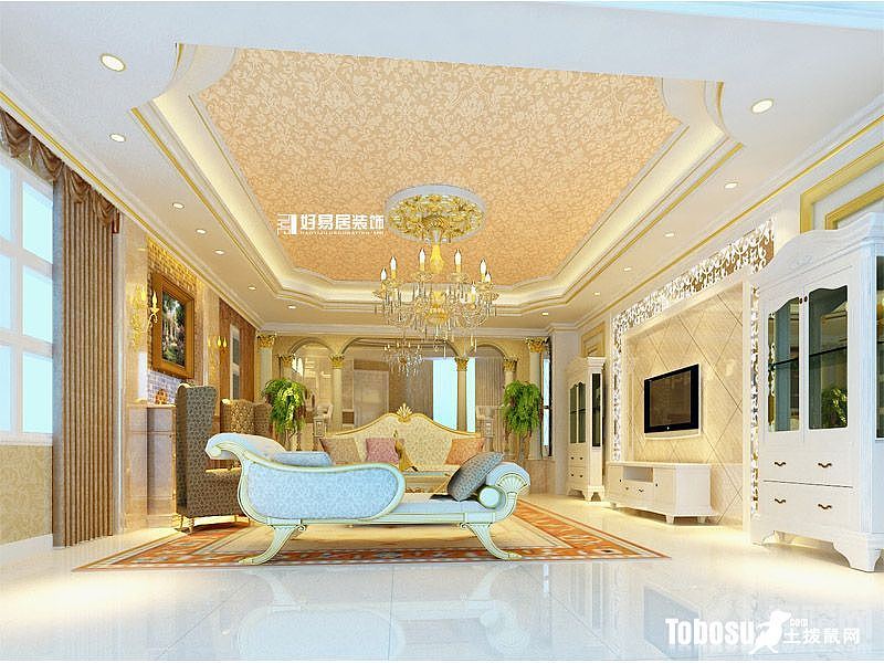 此设计为一对中年夫妇设计的，因业主喜欧式家具，所以