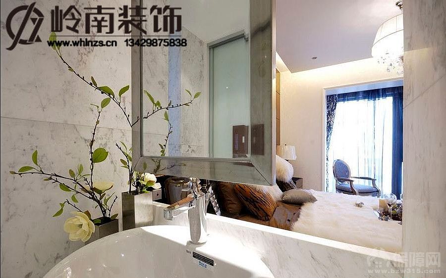大块面的白色带来强烈的视觉冲击及生活体验态度，镂空
