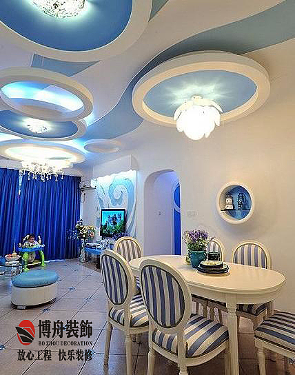 这套地中海风格以气泡为元素，在设计上不断的创新，在