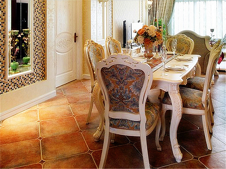 本案例风格定位为法式田园风格，世界上只有一个地方，