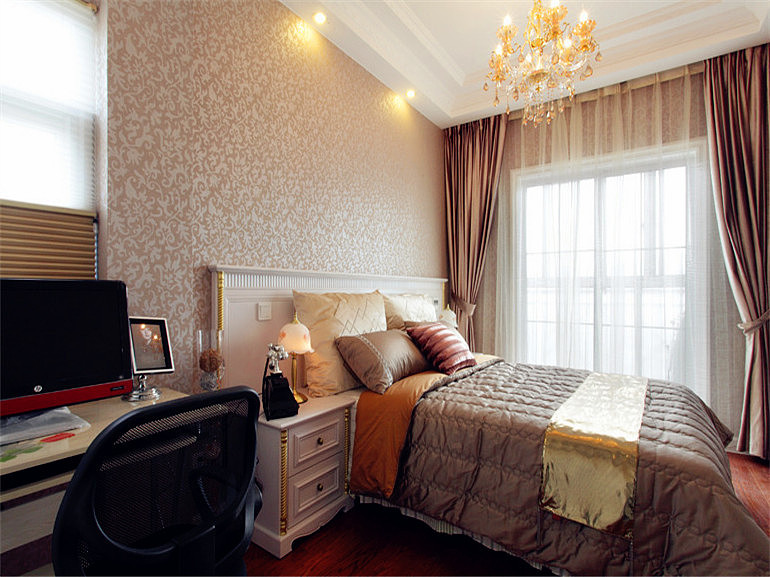 本案例风格定位为法式田园风格，世界上只有一个地方，