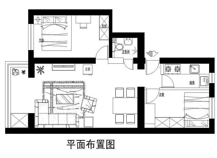 业主背景和需求 业主是三口之家,孩子20岁,女孩,