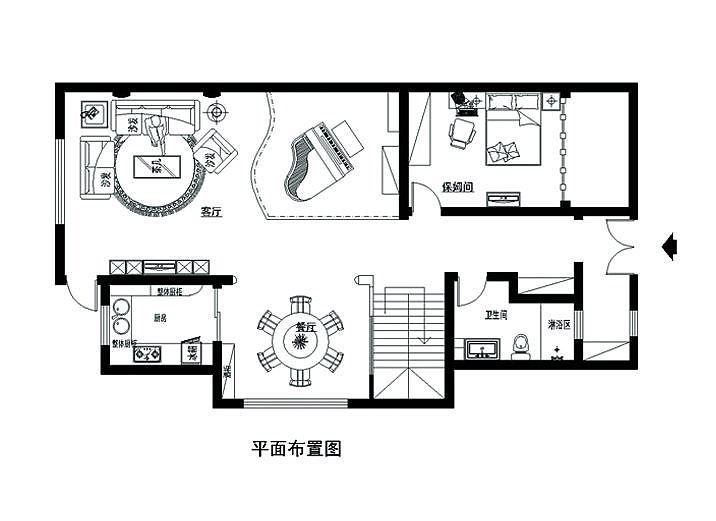 业主背景和需求：25岁左右的富二代奢华欧式，要求空