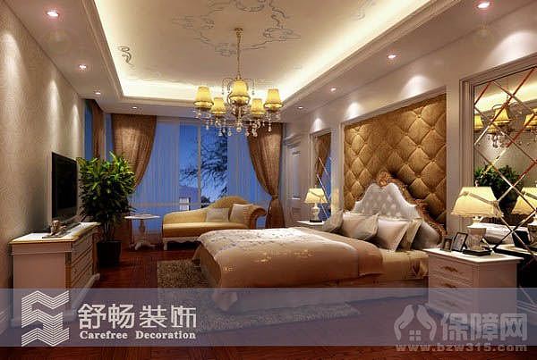 风格定位为欧式新古典、木作整体色调定位白色（有品位