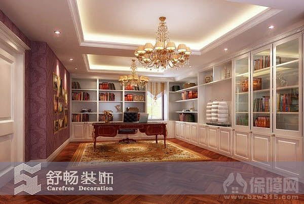 风格定位为欧式新古典、木作整体色调定位白色（有品位