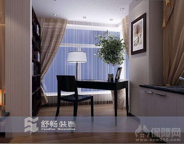 以新古典风格为主线，根据空间的不同特点，融合了中式