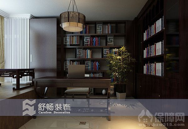 以新古典风格为主线，根据空间的不同特点，融合了中式