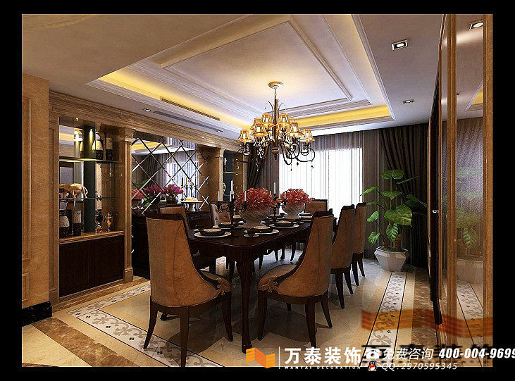 【临沂万泰装饰--童星别墅简欧风格案例赏析】