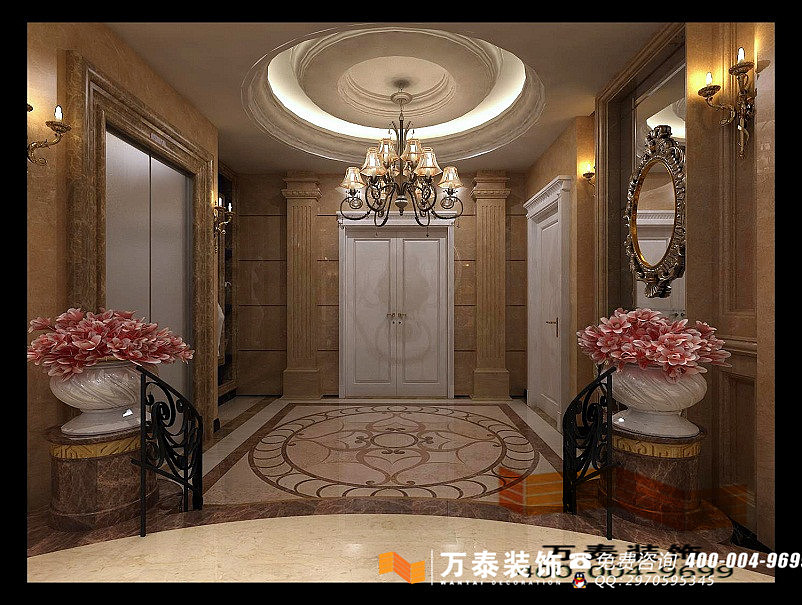 【临沂万泰装饰--童星别墅简欧风格案例赏析】