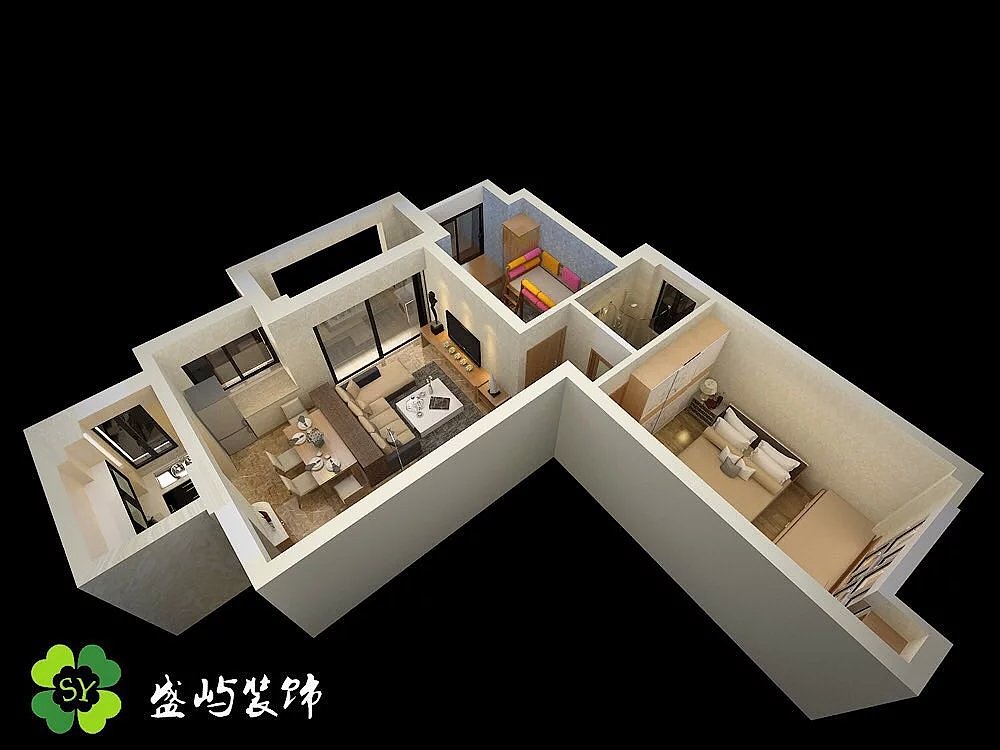 俯视图