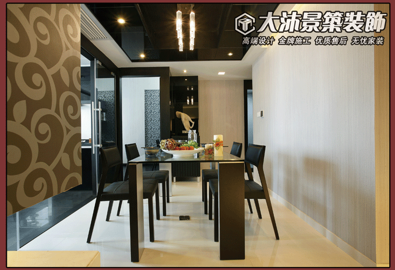 现代简约，大沐景筑装饰欢迎您！咨询电话：0510-