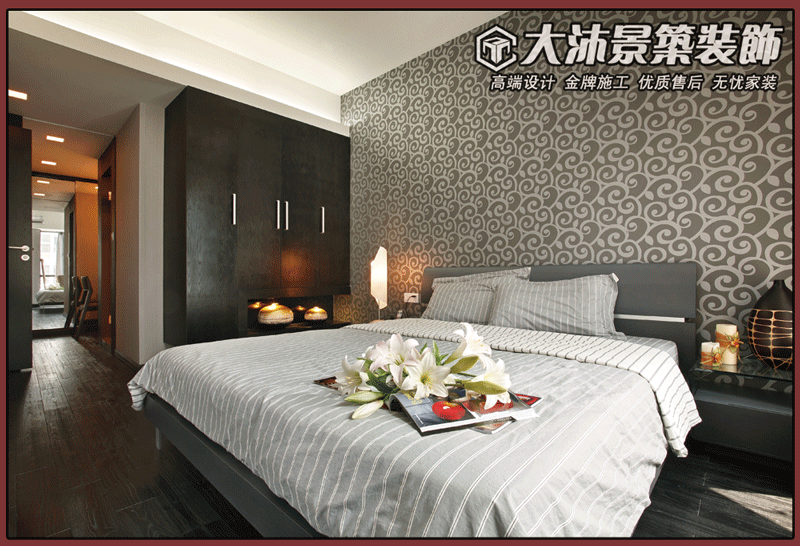 现代简约，大沐景筑装饰欢迎您！咨询电话：0510-