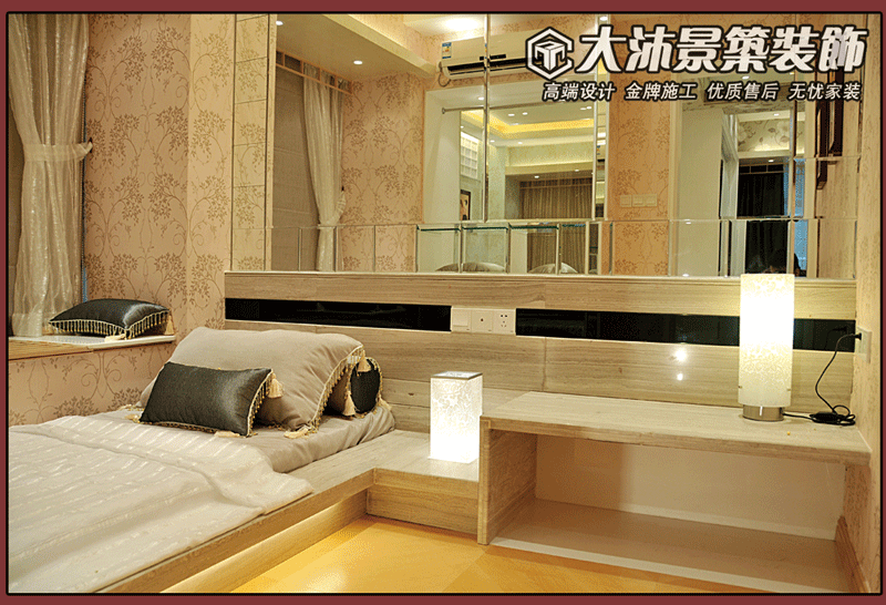 现代简约，大沐景筑装饰欢迎您！咨询电话：0510-