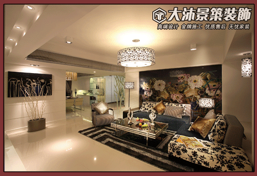 现代简约，大沐景筑装饰欢迎您！咨询电话：0510-