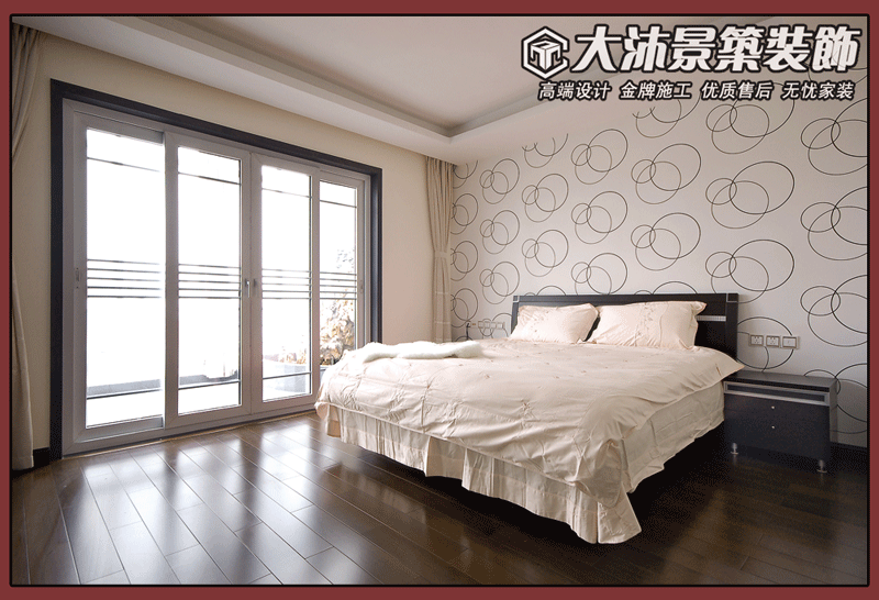 现代简约，大沐景筑装饰欢迎您！咨询电话：0510-