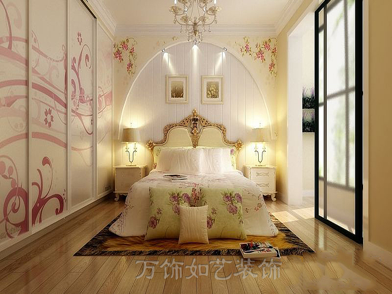 此户型为三口之家，风格定义为欧式田园。   门厅及