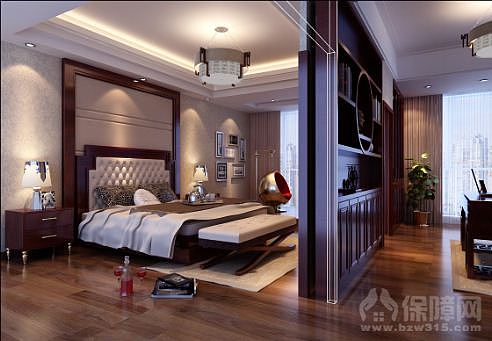 上面的吊顶和桌子成了一体。