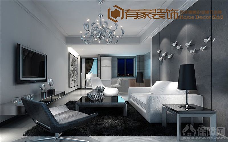 有家装饰·融晟红郡  现代简约 实景图